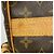 Borsa Louis Vuitton Boston Monogram Keepall Bandoulière 55 Marrone - vista 5