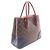 Louis Vuitton Flandrin Monogram Two-Way Handtasche Braun Bordeaux Marineblau - Ansicht 2