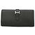 Hermès Cartera larga Hermes Bearn Soufflet Negro