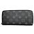 Louis Vuitton Monogram Eclipse Zippy Wallet Black