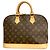 Borsa Louis Vuitton Alma Monogram Marrone