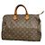 Borsa Louis Vuitton Monogram Speedy 35 Marrone