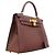 Hermès Borsa Hermes Kelly 28 Marrone - vista 2