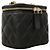 Borsa Vanity Chanel in pelle di vitello granulata nera Nero - vista 2