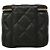 Borsa Vanity Chanel in pelle di vitello granulata nera Nero - vista 6