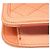 Borsa a tracolla Chanel Matelassé in pelle caviar rosa - vista 10