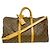 Keepall Borsa Boston Louis Vuitton Marrone
