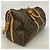 Keepall Borsa Boston Louis Vuitton Marrone - vista 2