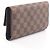 Louis Vuitton Portefeuille International Tri-fold Long Wallet Marrone Damier ebene - vista 2