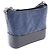 Borsa a tracolla hobo Chanel Gabrielle de Large Nero Blu navy - vista 2