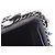 Borsa a tracolla Chanel Camellia in denim Nero Blu navy - vista 8