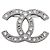 Spilla Chanel Coco Mark Argento