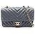Borsa a tracolla Mini Chanel Chevron V-Stitch Blu