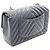 Borsa a tracolla Mini Chanel Chevron V-Stitch Blu - vista 2