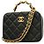 Borsa a tracolla con catena Chanel Matelassé Nero