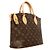 Borsa Louis Vuitton Monogram Neo Lockit PM Marrone - vista 2