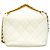 Borsa hobo Chanel Matelassé con catena Bianco - vista 15