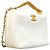 Borsa hobo Chanel Matelassé con catena Bianco - vista 2
