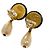 Chanel CC Pearl Drop Faux Pearl and Metal D'oro - vista 2
