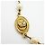 Collana Chanel placcata oro con perla sintetica D'oro - vista 5