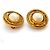 Orecchini a cerchio placcati oro Chanel D'oro - vista 3