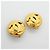 Pendientes de clip Chanel chapados en oro Dorado - vista 2