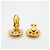 Pendientes de clip Chanel chapados en oro Dorado - vista 3