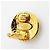 Pendientes de clip Chanel chapados en oro Dorado - vista 4