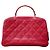 Borsa a tracolla con catena Chanel Matelassé Rosso - vista 12