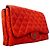 Borsa a tracolla Chanel Matelassé Rosso - vista 2