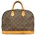 Borsa a mano Louis Vuitton Alma Monogram Marrone