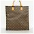 Borsa Tote Louis Vuitton Monogram Sac Plat Marrone - vista 11
