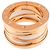 Bulgari Anello Bvlgari B-zero1 Legend Bianco D'oro - vista 4