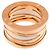 Bulgari Anello Bvlgari B-zero1 Legend Bianco D'oro - vista 5