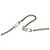 Louis Vuitton Monogram Eclipse Collier Charms Necklace Argento Monogramma - vista 4
