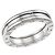 Bulgari Anello a Fascia Bvlgari B.zero1 in Oro Bianco 18K - vista 3