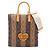 Louis Vuitton x NIGO Sac Plat Messenger Tote Bag Marrone Monogramma