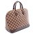 Borsa Louis Vuitton Alma Damier Ebene Marrone - vista 2