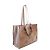 Borsa Tote Louis Vuitton OnTheGo GM Marrone Beige Monogramma - vista 2