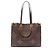 Bolso Tote Louis Vuitton OnTheGo MM Castaño Beige Monograma