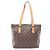 Borsa a tracolla Louis Vuitton Cabas Piano Monogram Marrone Monogramma
