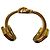 Céline Bracciale rigido Celine in metallo dorato D'oro