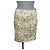 Ermanno Scervino Falda corta estampada Castaño Beige Verde Estampado de leopardo