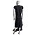 Vestido negro Ann Demeulemeester drapeado - vista 6