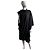 Vestido negro Ann Demeulemeester drapeado - vista 7