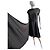 Vestido negro Ann Demeulemeester drapeado - vista 9