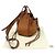 Borsa Loewe Hammock Drawstring Mini Marrone - vista 2