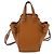 Borsa Loewe Hammock Drawstring Mini Marrone - vista 3