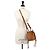Borsa Loewe Hammock Drawstring Mini Marrone - vista 9