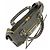 Borsa Balenciaga Classic Metallic Edge Mini City Marrone Metallico - vista 9